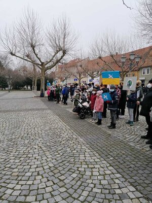 Foto des Albums: Friedenskundgebung - am 04.03.2022 auf dem Marktplatz Bad Tennstedt