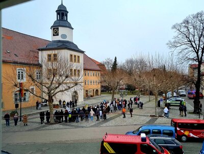 Foto des Albums: Friedenskundgebung - am 04.03.2022 auf dem Marktplatz Bad Tennstedt