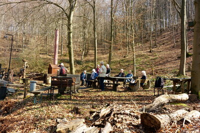 Rast am Feggendorfer Stolln  (Bild vergr&ouml;&szlig;ern)