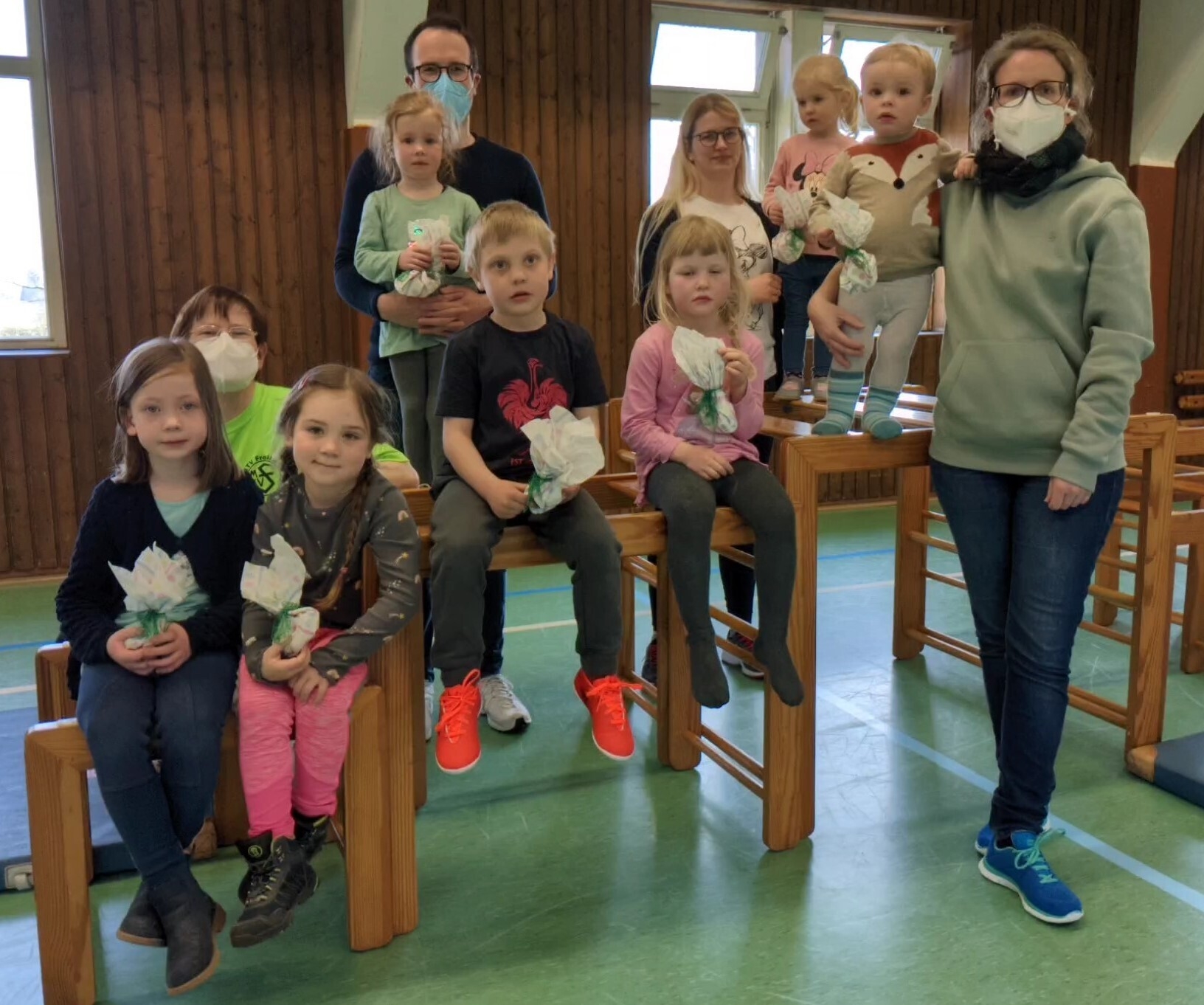Bild: Osterüberraschung für die Sportkinder des MTV Freiheit