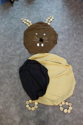 Legearbeit "Osterhase"  (Bild vergr&ouml;&szlig;ern)