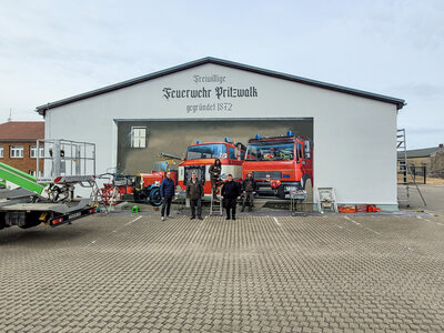 Foto des Albums: Ein Geschenk zum Jubiläum 150 Jahre Feuerwehr Pritzwalk