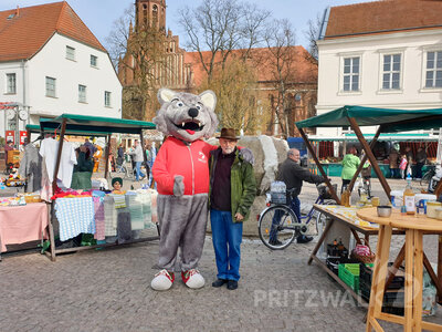 Foto des Albums: Wolf und Hasen machten den Markt unsicher