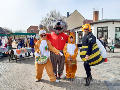 Foto des Albums: Wolf und Hasen machten den Markt unsicher