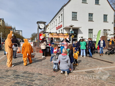 Foto des Albums: Wolf und Hasen machten den Markt unsicher