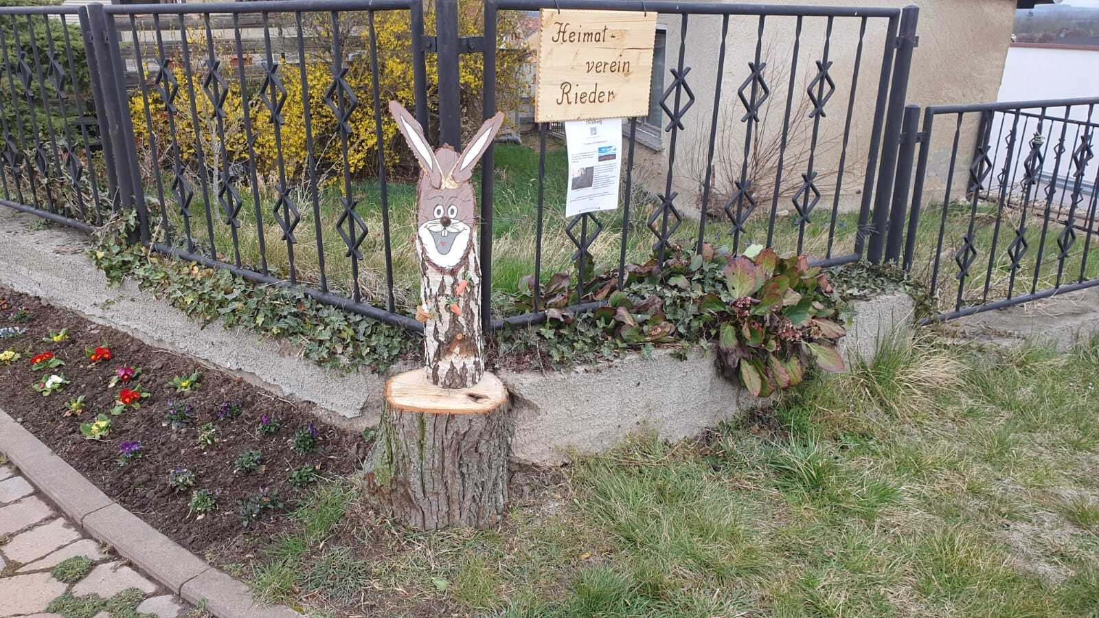 Bild : Wo ist den 2022 der Osterhase in Rieder