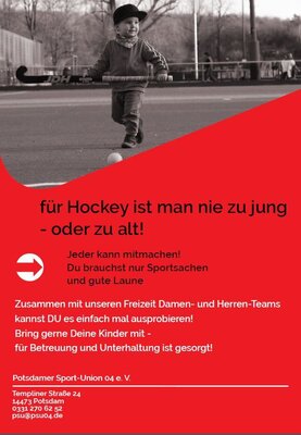Fotoalbum Hockey-Schnuppertag