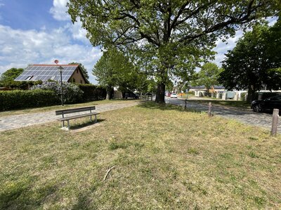 Vorschaubild: Die vierte und letzte Bank wird sich im Ortsteil Rohrbeck wiederfinden. Uns zwar auf dem Grünstück an der Gabelung zwischen Mühlenstraße und Feldstraße.