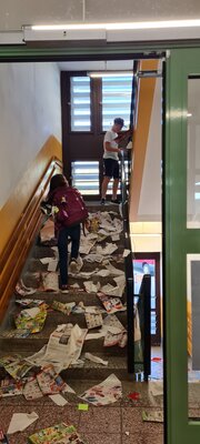 Foto des Albums: Abschlussstreich der Abschlussklasse 10
