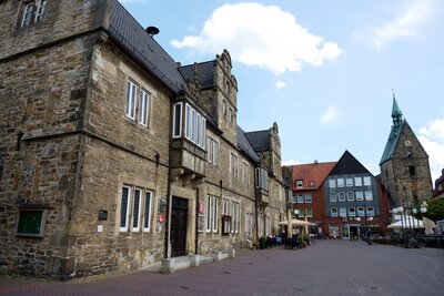 Marktplatz Stadthagen  (Bild vergr&ouml;&szlig;ern)