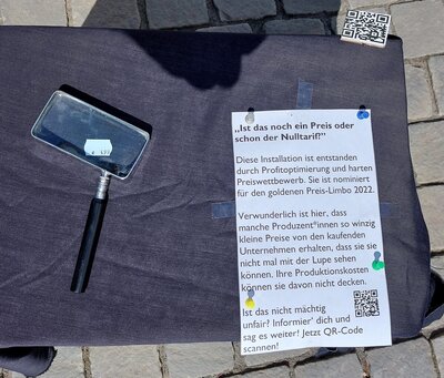 Foto des Albums: Aktion zum Weltladentag am Lullusbrunnen