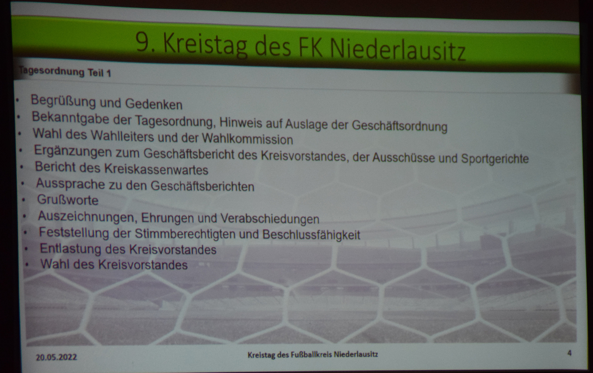 Bild: Eine umfangreiche Tagesordnung galt es abzuarbeiten.