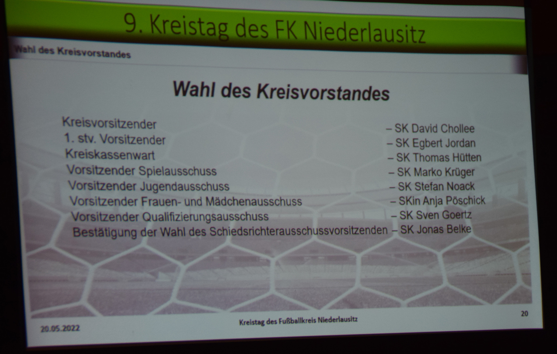 Bild: Wahl des Kreisvorstandes