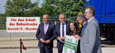 Foto des Albums: Gemeinden und Landkreise sagen NEIN! zur Schließung der Bahnlinie Meyenburg-Pritzwalk-Kyritz (25. 05. 2022)