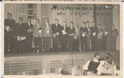 Ehrung Meistermannschaft der 50er 