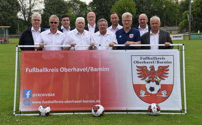 Vorschaubild: Der neue Vorstand des Fußballkreises.