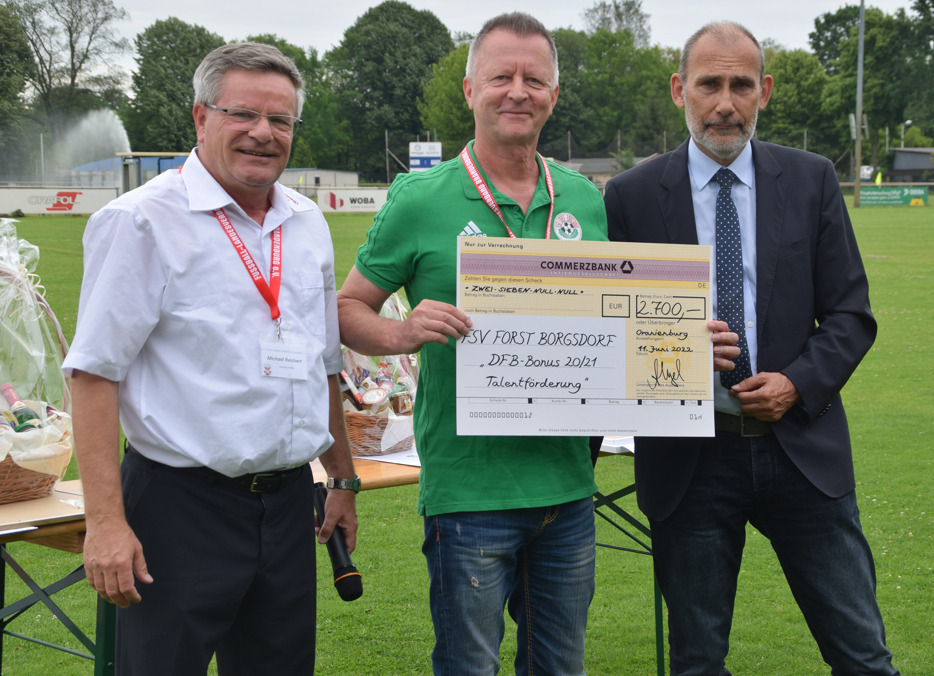 Bild: FSV Borgsdorf wird für hervorragende Jugendarbeit geehrt.