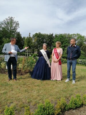 Foto des Albums: Pflanzung der 'Novalis-Rose' am 20.06.2022 anlässlich der Novalis-Festwoche in Bad Tennstedt