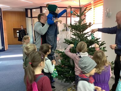 Foto des Albums: Weihnachtsbaum Volksbank Bad Muskau (07.12.2021)