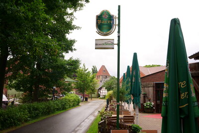 Einkehr - Weserscheune  (Bild vergr&ouml;&szlig;ern)