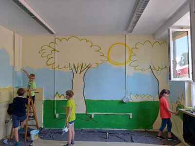 Foto des Albums: Umgestaltung Schulbibliothek