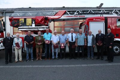 Foto des Albums: Gemeinsame Generalversammlung des Fördervereins und der Einsatzabteilung der Freiwilligen Feuerwehr Gedern (11. 07. 2022)