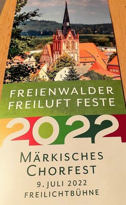 Fotoalbum Märkisches Chorfest Bad Freienwalde
