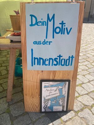 Foto des Albums: Kunst trifft Altstadt zum Kultursommer auf dem Marktplatz (17.07.2022)