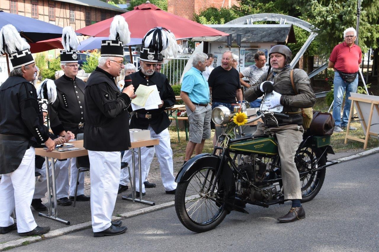Bild: Ältestes Motorrad der Klassik Wanderer 616 Bj 1919
