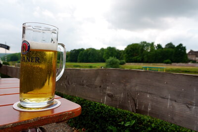 Pause mit Weserblick  (Bild vergr&ouml;&szlig;ern)