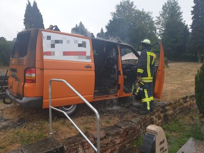 Foto des Albums: Einsatz - Brand Kleintransporter (18. 08. 2022)