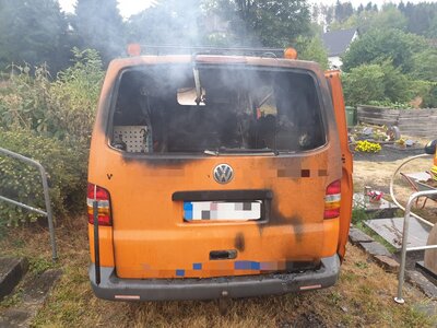 Foto des Albums: Einsatz - Brand Kleintransporter (18. 08. 2022)