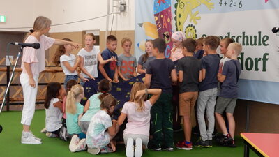 Foto des Albums: Proben des Programmes für die Schuleingangsfeier