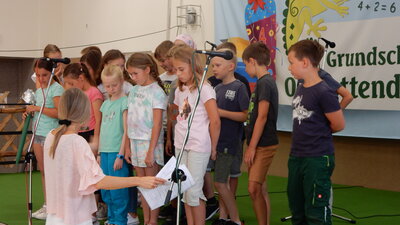 Foto des Albums: Proben des Programmes für die Schuleingangsfeier
