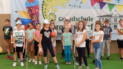 Foto des Albums: Proben des Programmes für die Schuleingangsfeier