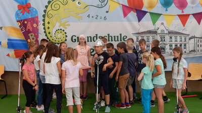Foto des Albums: Proben des Programmes für die Schuleingangsfeier