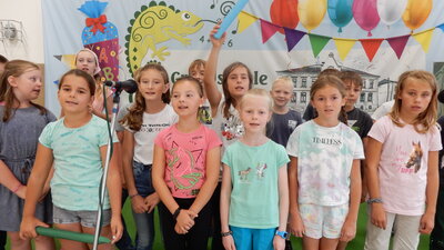 Foto des Albums: Proben des Programmes für die Schuleingangsfeier