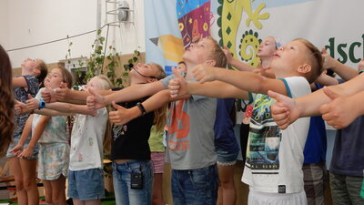 Foto des Albums: Proben des Programmes für die Schuleingangsfeier