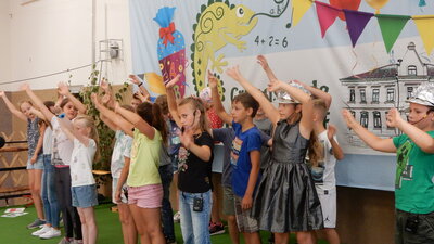 Foto des Albums: Proben des Programmes für die Schuleingangsfeier