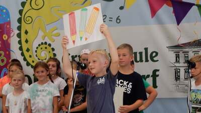 Foto des Albums: Proben des Programmes für die Schuleingangsfeier