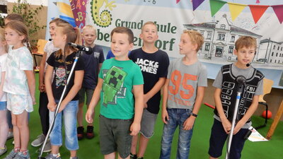 Foto des Albums: Proben des Programmes für die Schuleingangsfeier