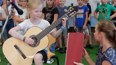 Foto des Albums: Proben des Programmes für die Schuleingangsfeier