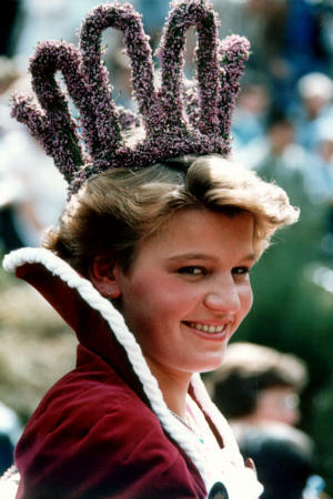 Bild: Heidekönigin 1985 Kerstin Petersen (Petersen-Rörup)