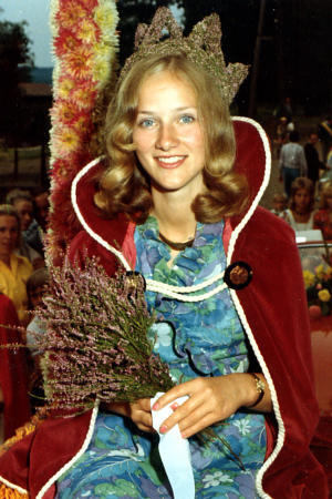 Bild: Heidekönigin 1973 Uta Kruse (Dr. Hermann