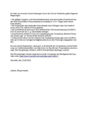 Foto des Albums: Bauleitplanung der Marktgemeinde Haunetal - Odensachsen