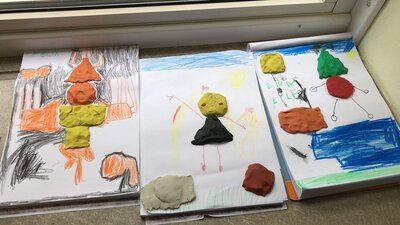Foto des Albums: Formen kneten in Klasse 1