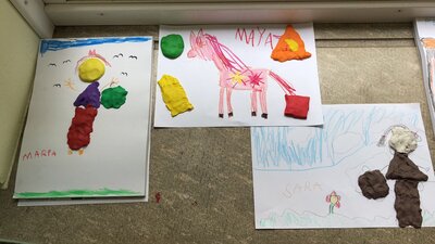 Foto des Albums: Formen kneten in Klasse 1