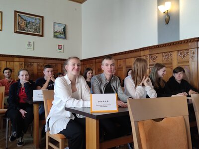 Gute (Debattier)Laune bei der PDSUS  (Bild vergr&ouml;&szlig;ern)
