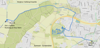Bergtour Kaliberg Empelde  (Bild vergr&ouml;&szlig;ern)