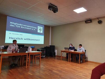 Foto des Albums: Mitgliederversammlung des TSV Kirchdorf e.V. im Sportheim des TSV Kirchdorf ... (04. 11. 2022)